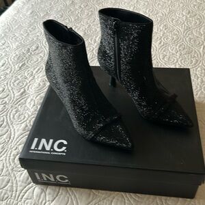 Inc Black Bow Boots